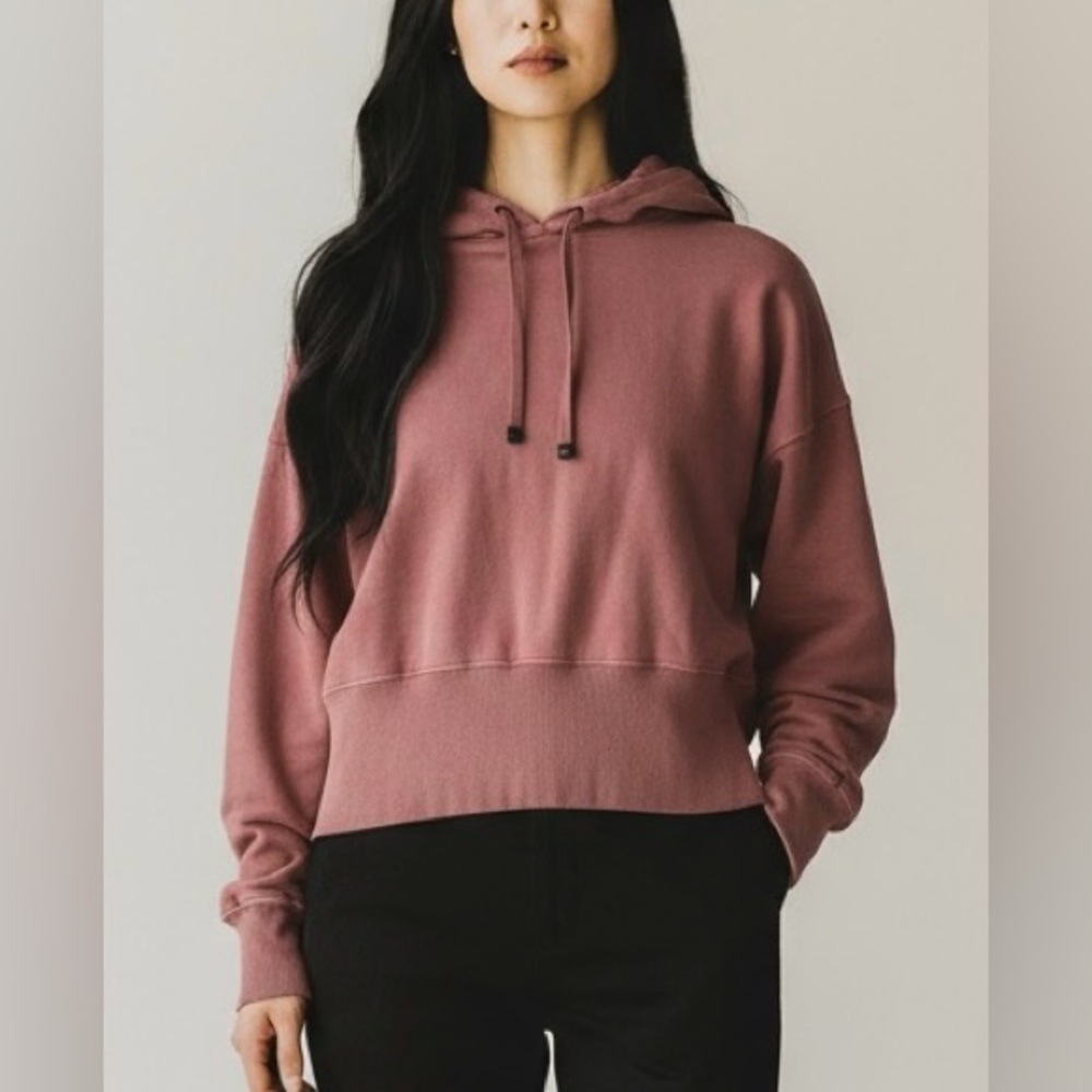 Junk food clothing women’s pull over Hoodie Sweater rose pink size‎ XXS
